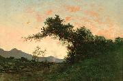 Jules Tavernier, Marin Sunset in Back of Petaluma by Jules Tavernier